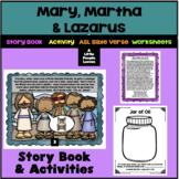 BIBLE ON A BUDGET: MARY, MARTHA & LAZARUS story book, work