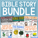 BIBLE STORY Coloring Pages and Posters | Bible Study Lesso