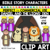 BIBLE Story Characters Clipart - Daniel and the Lions Den