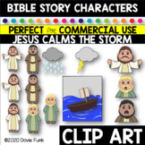 BIBLE Story Characters Clipart - Jesus Calms the Storm