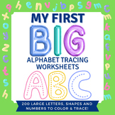 BIG Alphabet Tracing Worksheets | 200 Alphabet Tracing and