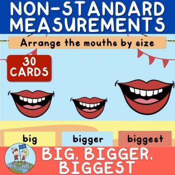 Preview of BIG BIGGER BIGGEST | Non-Standard Measurement SET 2