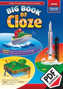 Preview of BIG BOOK OF CLOZE: UPPER (Year 5 / P6, Year 6 / P7, Age 10-12)