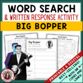 BIG BOPPER Word Search and Research Activity for Middle Sc