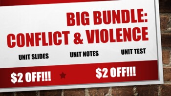 Preview of BIG BUNDLE: Conflict & Violence