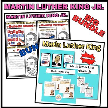 Preview of BIG BUNDLE Activities Worksheets Martin Luther King Jr.