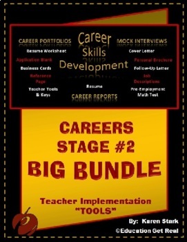 Preview of CAREER PORTFOLIO  BUNDLE- STAGE #2 (All 9 PARTS) - 2nd Ed. Careers Tool Kit