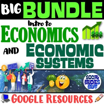 Preview of Intro to Economy 5-E Unit and Economic Systems 7-E Unit | BIG BUNDLE | Google
