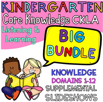 Preview of BIG BUNDLE: Kindergarten CKLA ALIGNED Knowledge Domains, Supplemental Slideshows