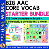 BIG Core Vocabulary Premium STARTER Bundle Low Tech AAC Sp