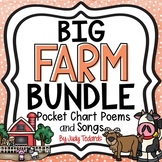 BIG Farm BUNDLE (18 Pocket Chart Poems and Songs)