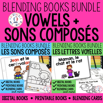 Preview of French Science of Reading Decodable Books Mega Bundle - Vowels & Complex Sounds