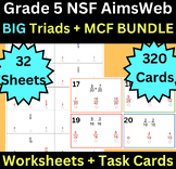 BIG Grade 5 AimsWeb Plus Number Sense Fluency Bundle. Tria