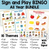 BIG Bundle of Bingo Card Games with Sign Language Pictures