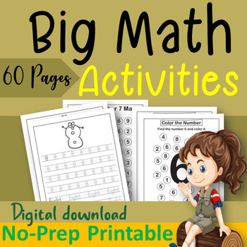Preview of BIG Math Activity and Workbook: Engaging Exercises for Mathematical Mastery