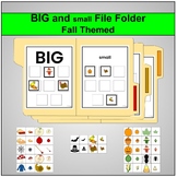 BIG and small File Folder- Fall Themed