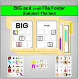 BIG and small File Folder- Summer Themed