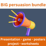 BIG persuasive writing bundle (presentation, posters, acti
