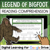 BIGFOOT Sasquatch Reading Comprehension Passages & Activit