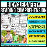 BIKE SAFETY Reading Comprehension Passage with Questions J