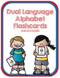 DUAL LANGUAGE ALPHABET FLASHCARDS IN ENGLISH & SPANISH