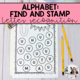 Kindergarten Alphabet Find and Colour the Letter | French 