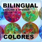 BILINGÜE - Vocabulario LOS COLORES en Español / Vocabulary