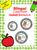 BILINGUAL Hand Signal Posters