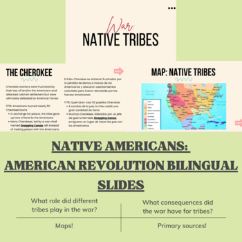 Preview of BILINGUAL Native Americans in the Revolutionary War