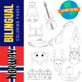 BILINGUAL Norway Coloring Pages