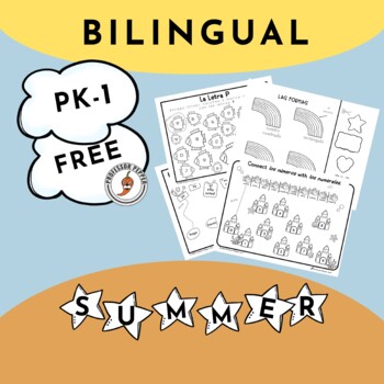 Preview of BILINGUAL (SPANISH - ENGLISH) – Summer PK-1st Sampler Pack