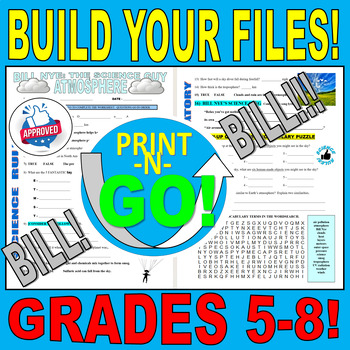 BILL NYE THE SCIENCE GUY - SUPER BUNDLE (WORKSHEETS FOR EVERY