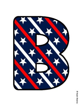 Preview of BILL OF RIGHTS... 4th of July Bulletin Board Letters, 4th of July, USA Inde