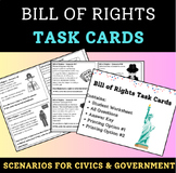 BILL OF RIGHTS Task Cards: Scenarios for EOC/Test Review