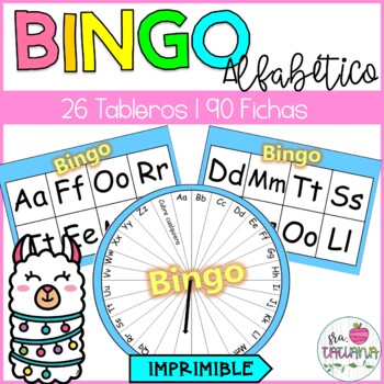 Preview of Bingo del Alfabeto | Alphabet Bingo In Spanish