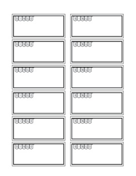 BINGO - Blank Bingo Cards [Template] - Fun for Math, Reading, Sight ...