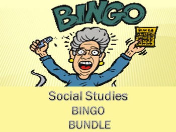 Preview of BINGO Bundle! Africa, Middle East and Eastern Asia