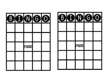 BINGO Cards by McClassy | TPT