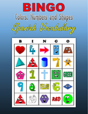 BINGO:  Colors, Numbers and Shapes (Spanish Vocabulary)