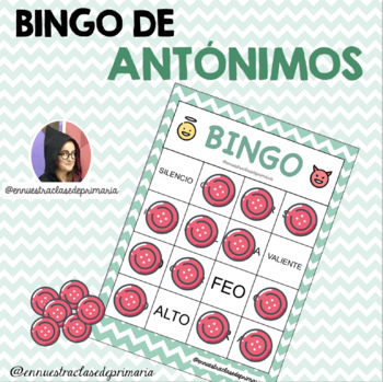 Preview of BINGO DE ANTÓNIMOS