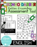 BINGO Dabber Letter & Number Assessment Tool - ENGLISH