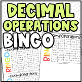BINGO: Decimal Operations (Add, Subtract, & Multiply) | Cl