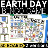 Earth Day BINGO | Earth Day Vocabulary Games | Earth Day A