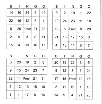 BINGO Function Game - Evaluating functions, function operations | TPT