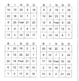 BINGO Function Game - Evaluating functions, function operations