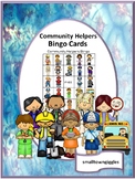 BINGO Games Community Helpers Theme Special Education Visu