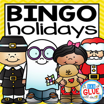 Preview of Holiday BINGO Bundle | Holiday Vocabulary Games | Holiday Activities