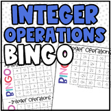 BINGO: Integer Operations (All Operations) | Class Activity