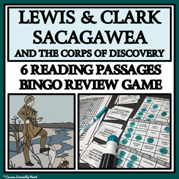 Preview of LEWIS & CLARK, SACAJAWEA, LOUISIANA PURCHASE - Reading Passages & Bingo