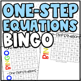 BINGO: One-Step Equations | Class Activity